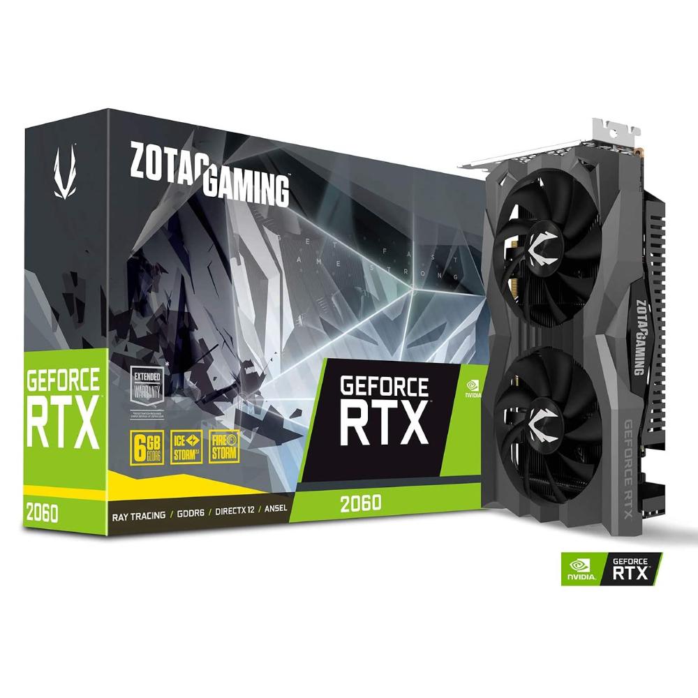 New Design Zotac Gaming GeForce RTX 2060 6GB GDDR6 Graphics Card – كرت الشاشة