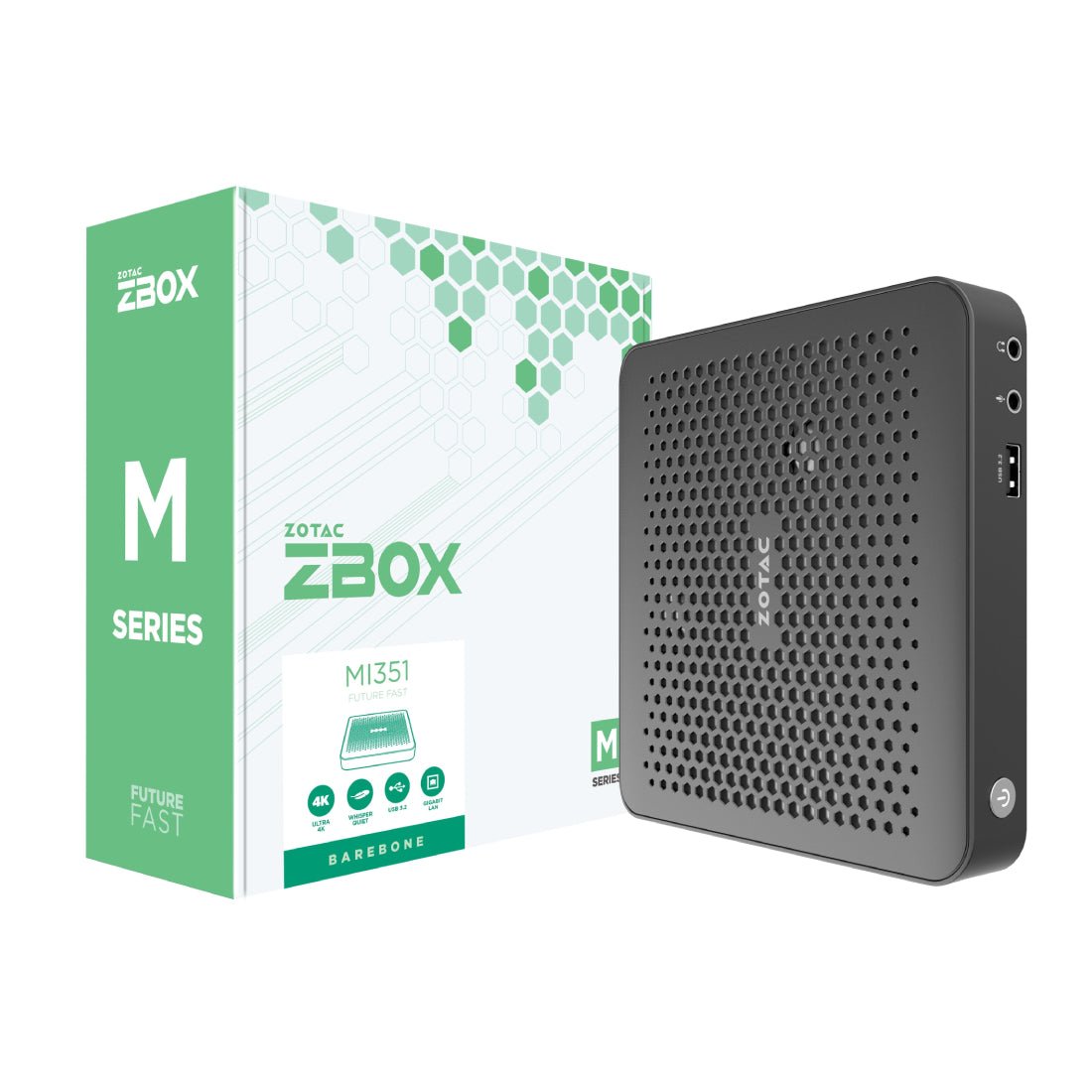 New Design Zotac ZBOX Edge MI351 Barebone System Mini PC – كمبيوتر