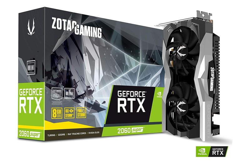 New Design Zotac Gaming GeForce RTX 2060 Super Mini 8GB GDDR6 PCI-E Gen 4×4 – Graphics Card – كرت الشاشة